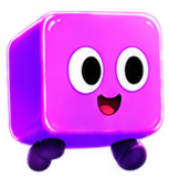 Classic Neon Hero Cube